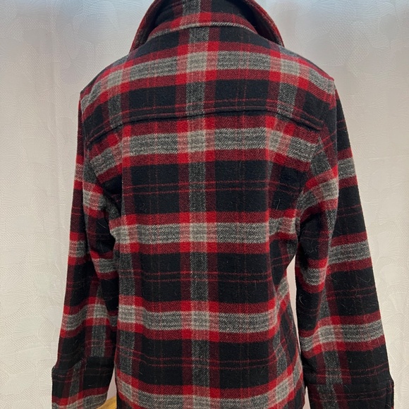 Woolrich Wool Short Pea Coat - Picture 3 of 5